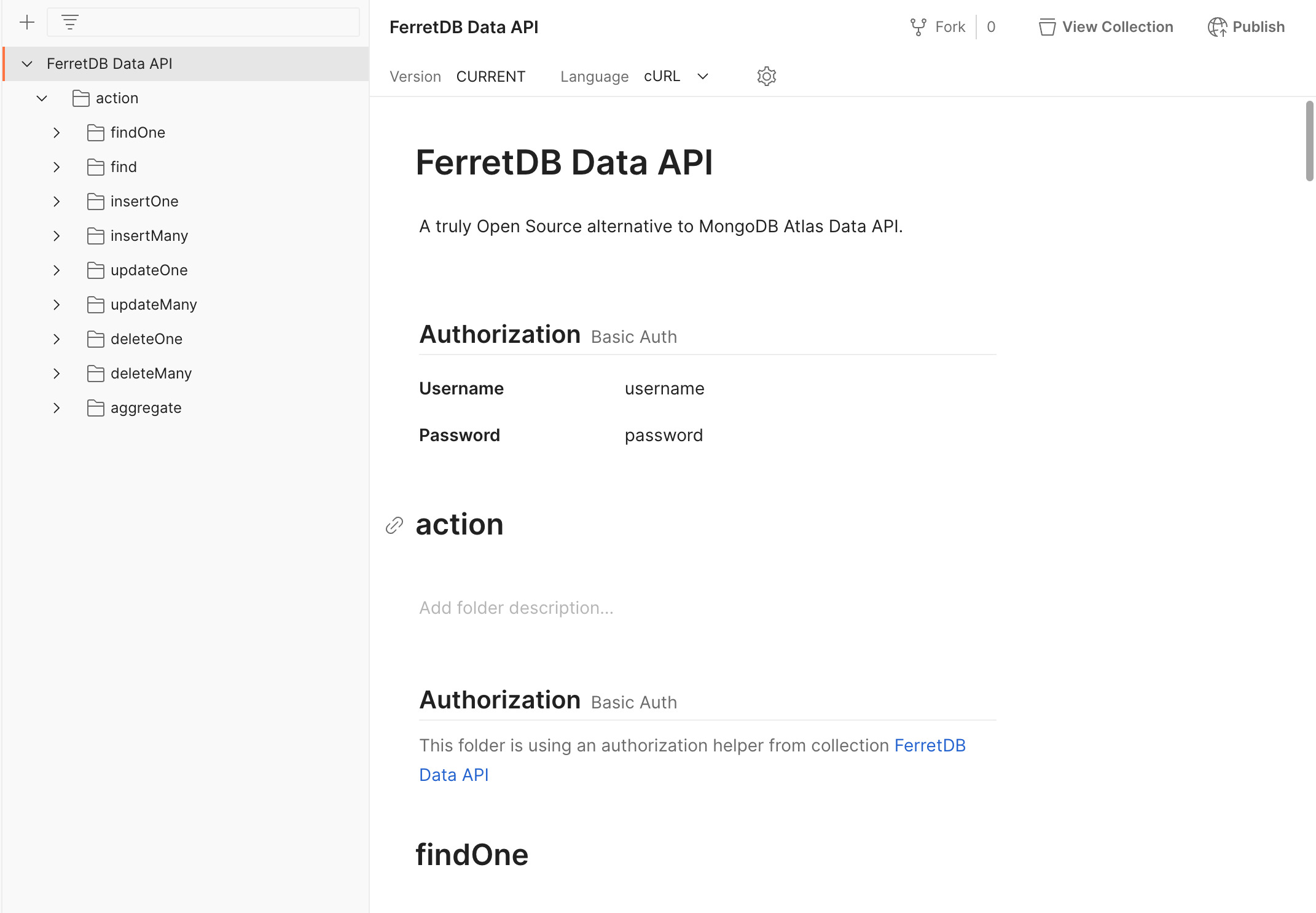 Import Data API Specification into Postman